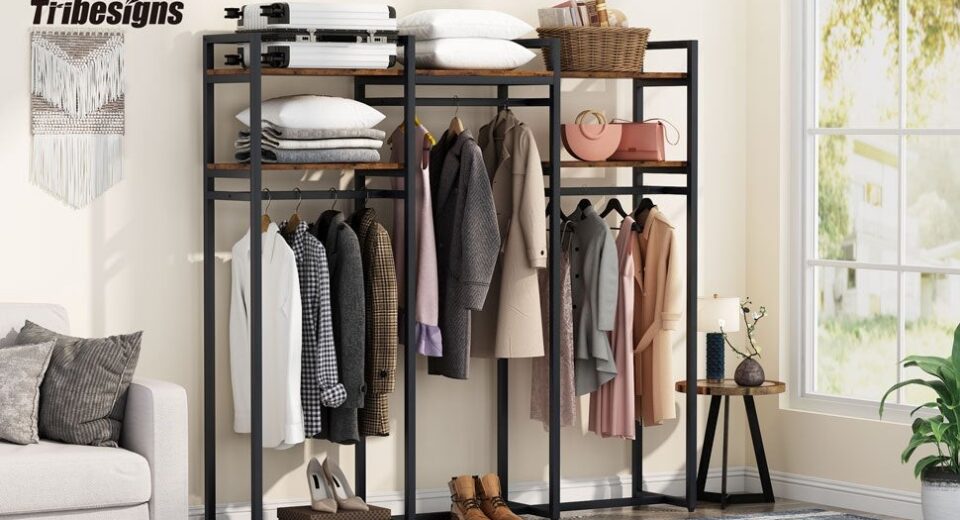 Free Standing Closet Organizer Is The Best Clothing Storage Solution Ever