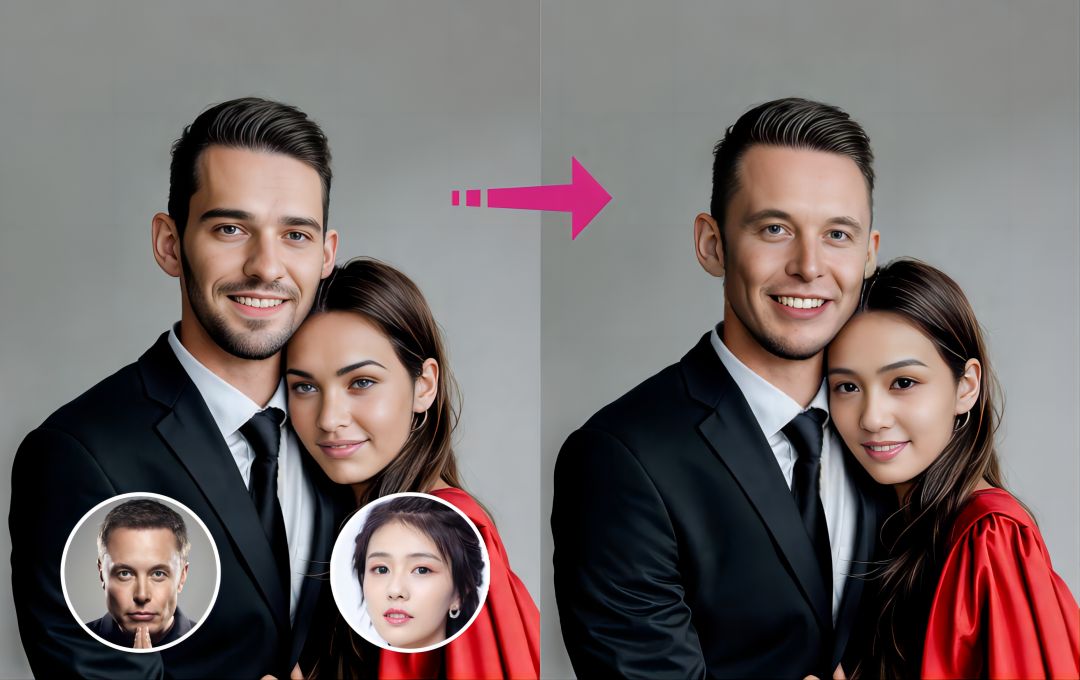 Multiple Face Swap Online Free for Group Photos